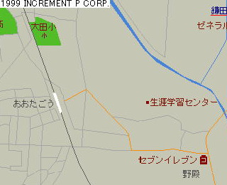 県道太田郷停車場線の周辺地図