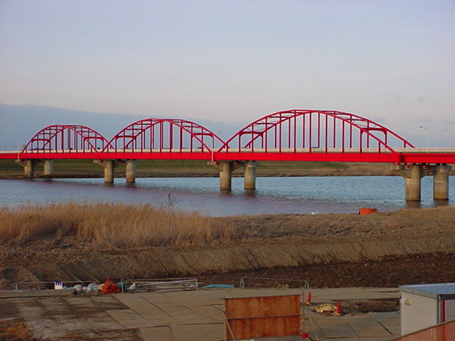 利根川下流を渡る神崎大橋
