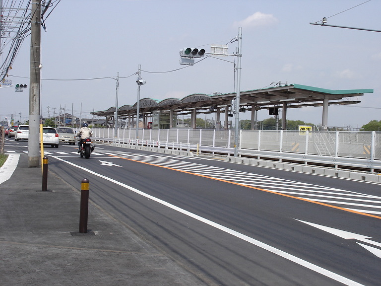 関東鉄道常総線に開業した「ゆめみ野」駅と国道294号